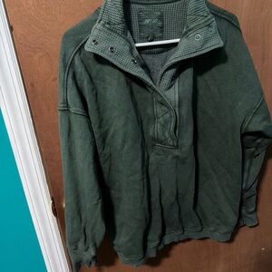 Aerie Forest Green Pullover